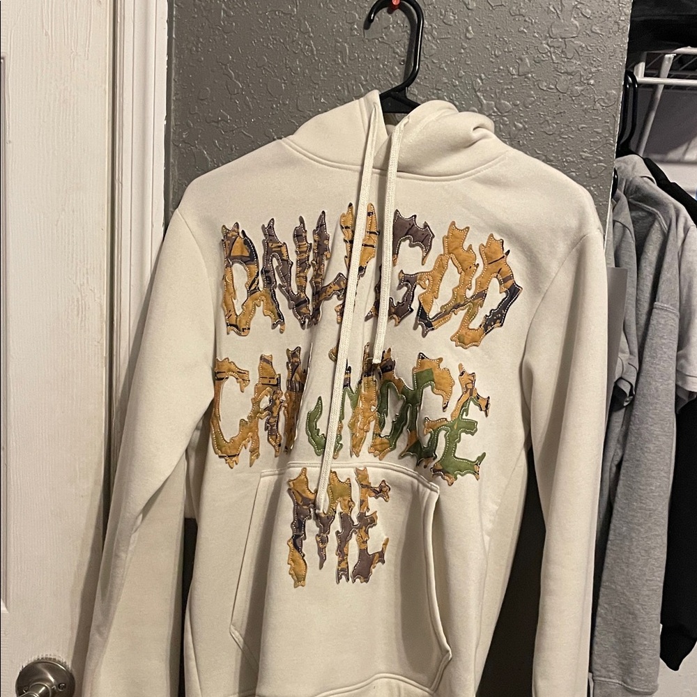 Graphic Hoodie with Text Design